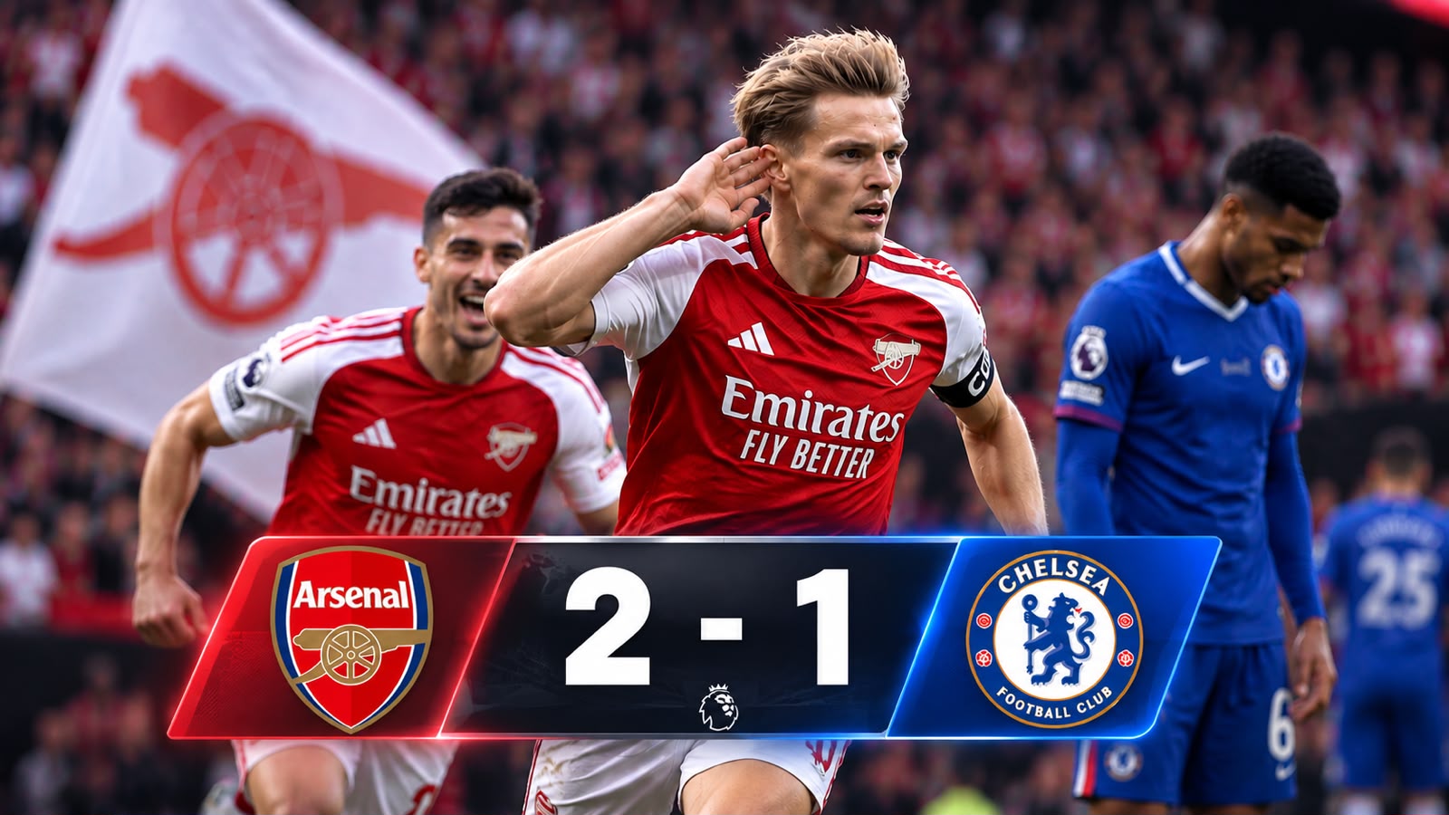 ARSENAL TUNDUKKAN CHELSEA 2-1 COMEBACK GEMILANG DI DERBY LONDON