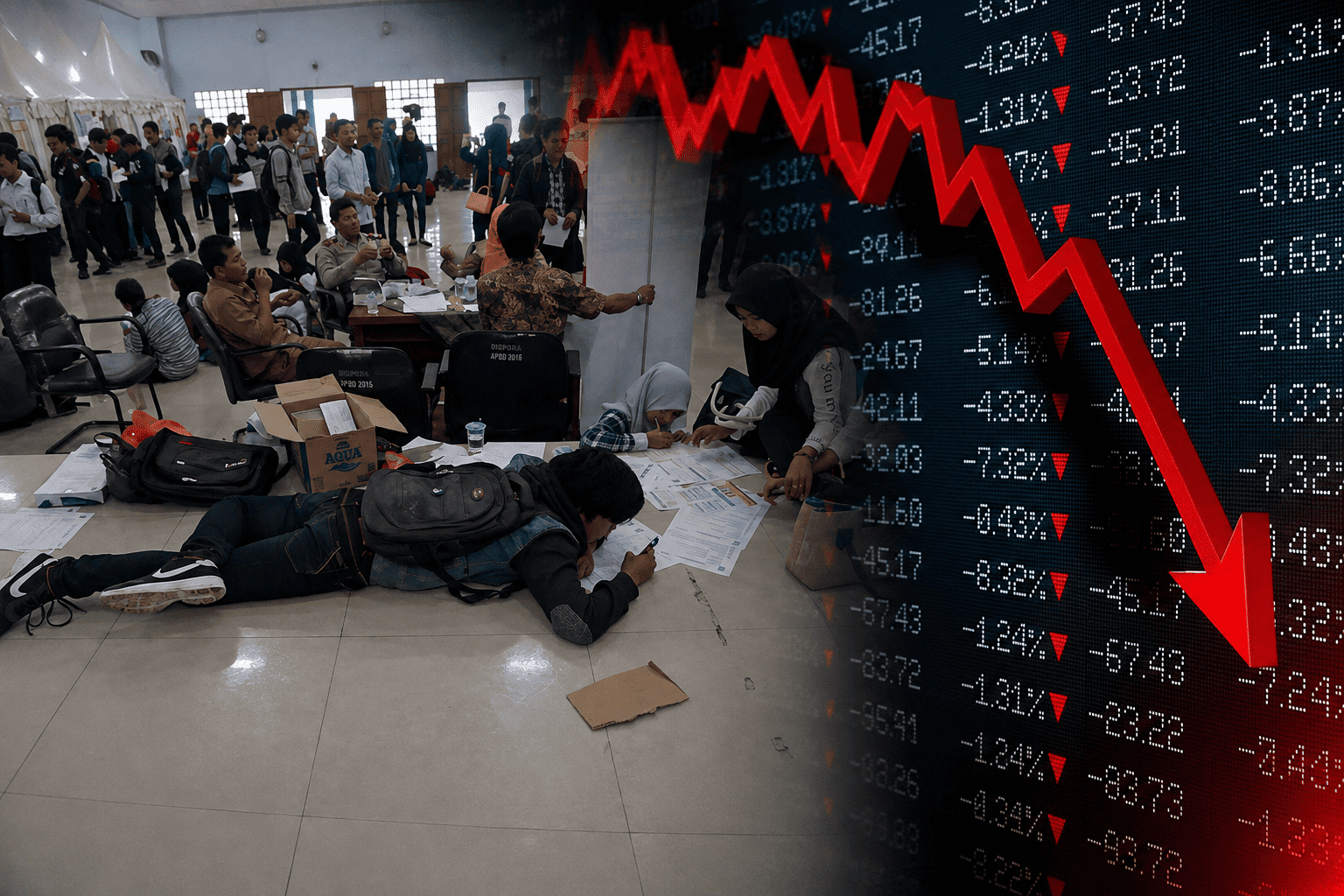 BPS CATAT PENGANGGURAN INDONESIA TURUN JADI 7,22 JUTA ORANG PER MEI 2026, PEKERJA INFORMAL MASIH DOMINAN