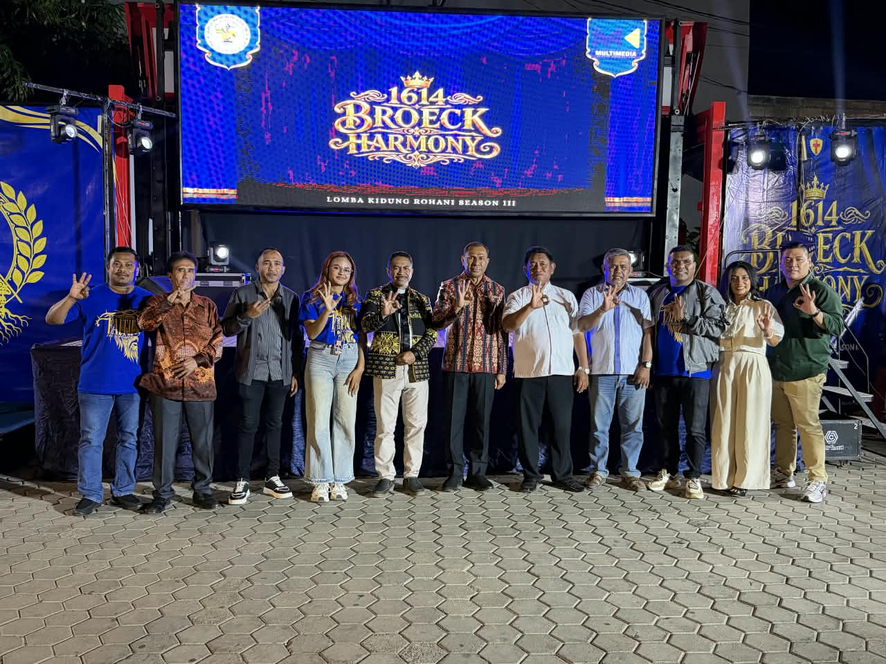 Wakil Gubernur NTT Johni Asadoma menghadiri Lomba Kidung Rohani Season 3 Pemuda Jemaat Kota Kupang di GMIT Kota Kupang, Jumat (8/8/2026). (Foto: Ben Jusuf).