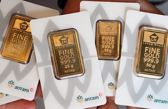 HARGA EMAS ANTAM NAIK RP15.000 PER GRAM, TEMBUS LEVEL RP2,63 JUTA