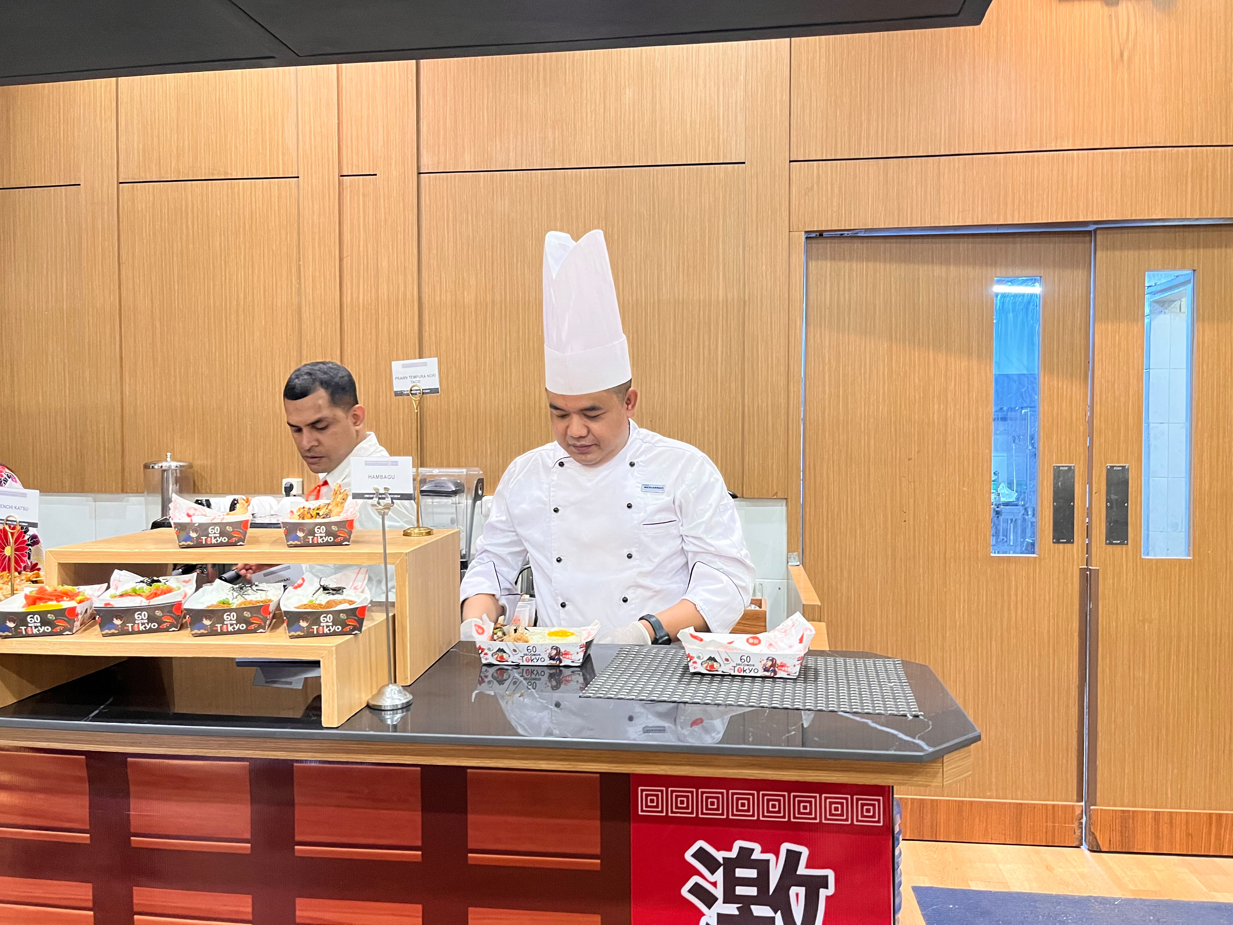 CITA RASA TOKYO: Sajian menu autentik Jepang dalam program "60 Seconds to Tokyo" yang dihadirkan Harper Kupang