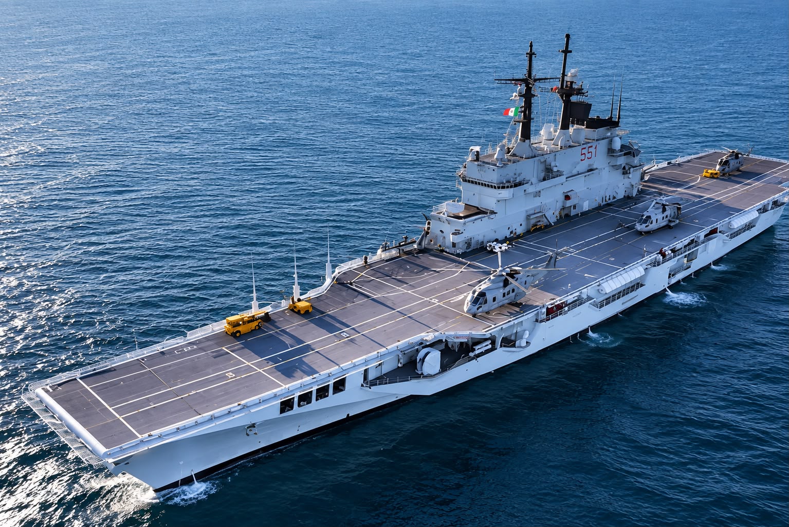 INDONESIA SIAPKAN KAPAL INDUK ITALIA UNTUK HADAPI BENCANA, HELIKOPTER DAN DRONE JADI ANDALAN