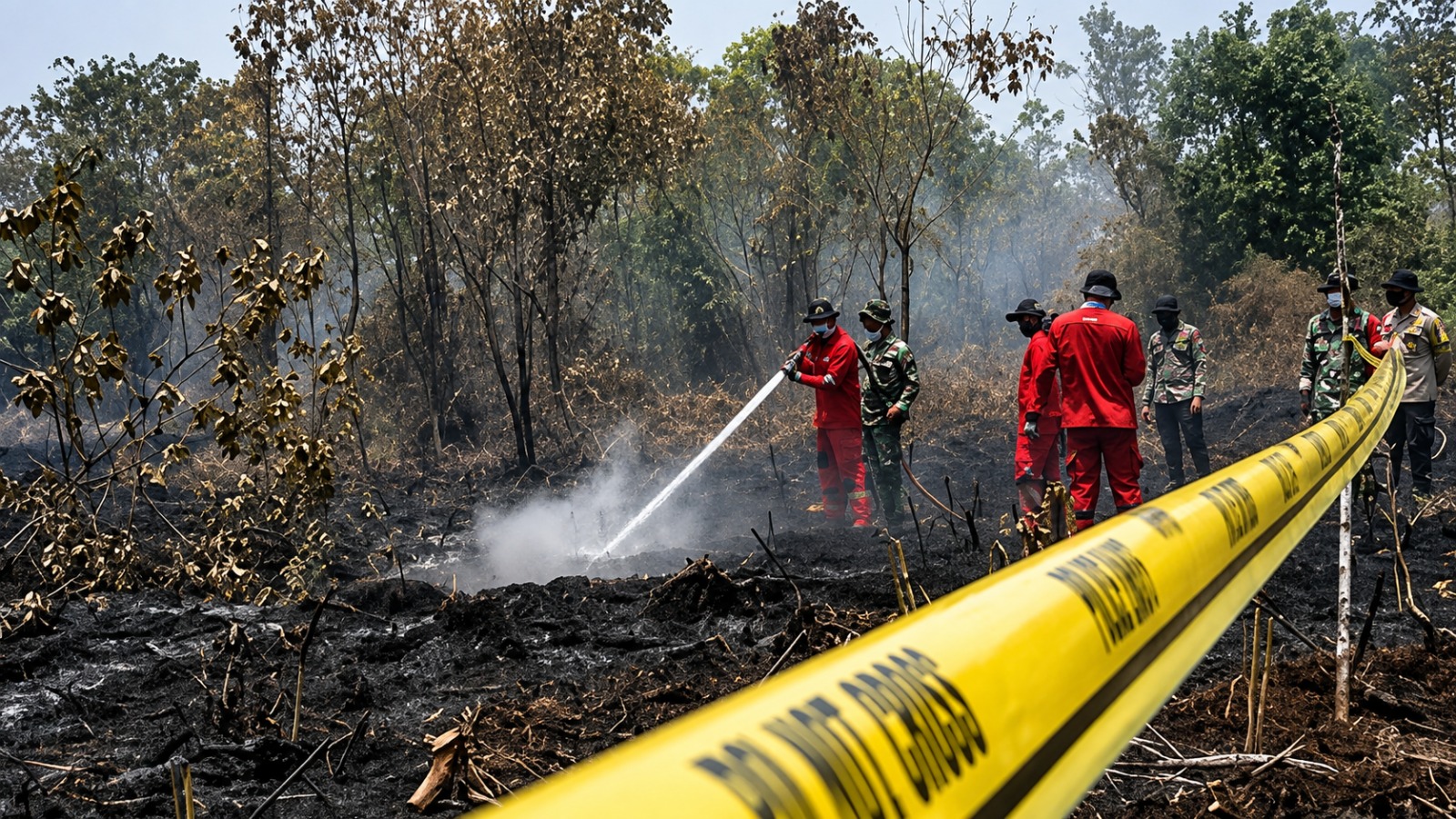 LOKALITAS TERBAKAR, EKOSISTEM TERANCAM: POLRI UNGKAP MOTIF EKONOMI DI BALIK KARHUTLA 9 PROVINSI
