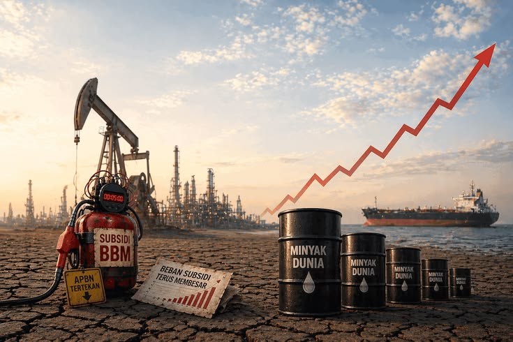 MINYAK DUNIA TEMBUS US$108 PER BAREL: KELONJAKAN AKIBAT KONFLIK TIMUR TENGAH ANCAM KENAIKAN HARGA BBM HINGGA RP20 RIBU - AVIS NEWS