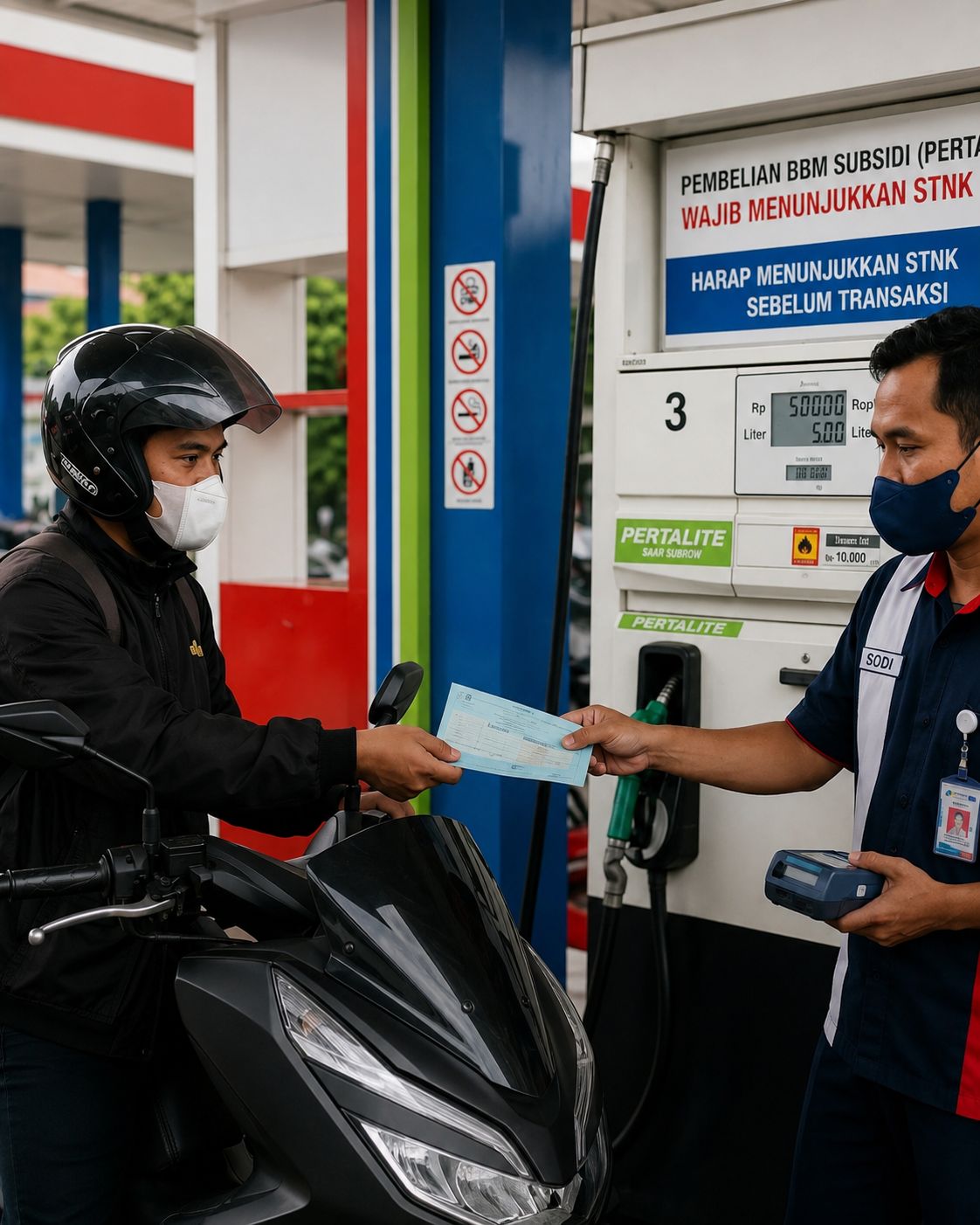 MULAI 15 SEPTEMBER, BELI BBM SUBSIDI WAJIB TUNJUKAN STNK?