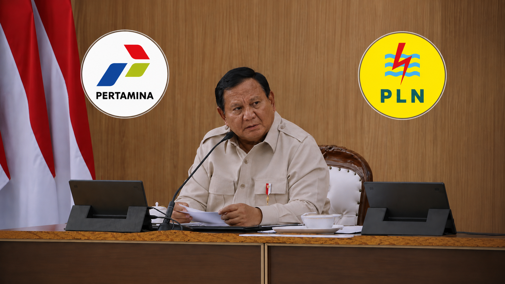 PRABOWO PERINTAHKAN PERTAMINA DAN PLN PANGKAS ANAK CUCU PERUSAHAAN DEMI EFISIENSI BUMN