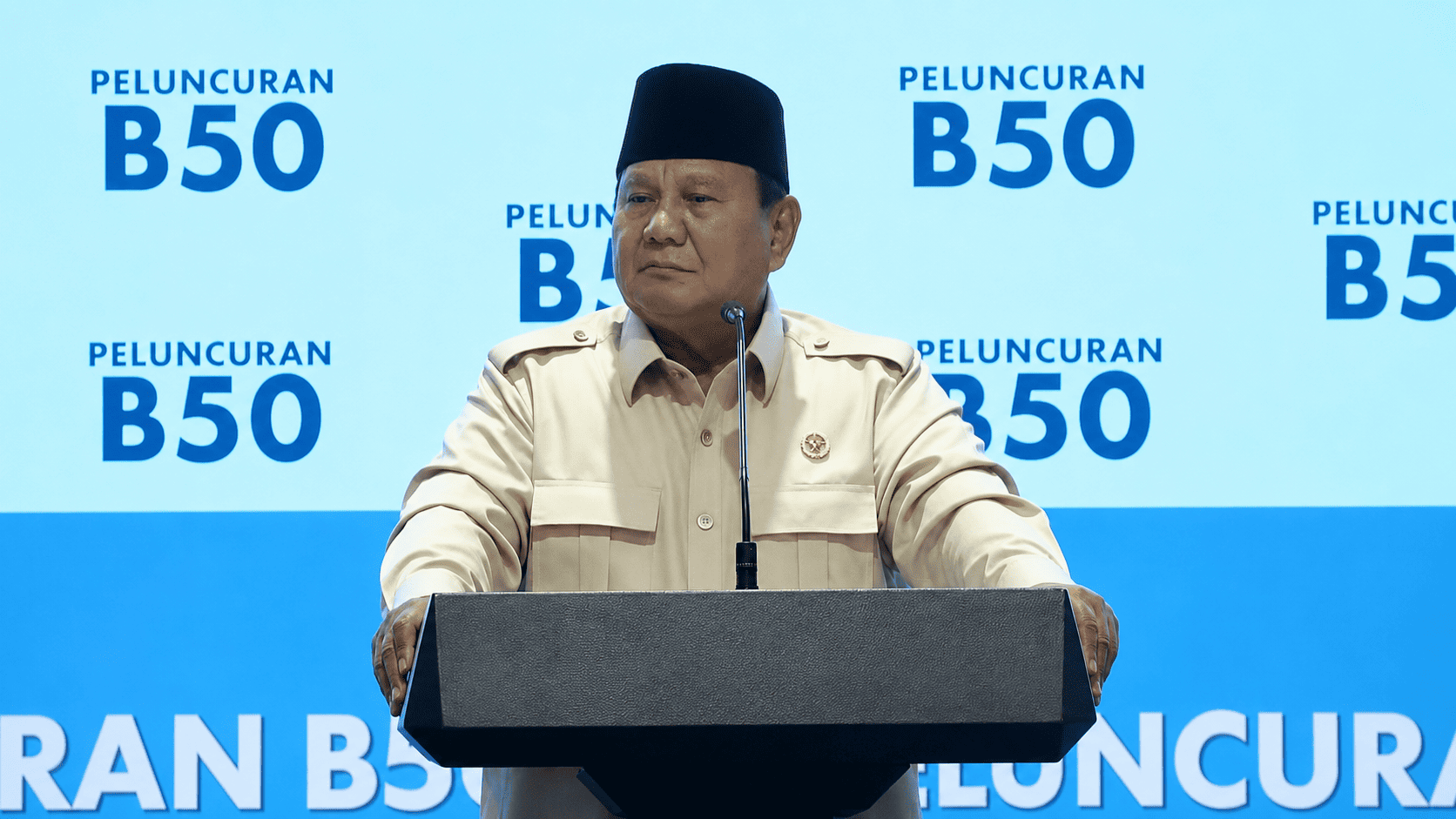PRESIDEN PRABOWO RESMIKAN BIODIESEL B50 UNTUK PERKUAT KEDAULATAN ENERGI NASIONAL
