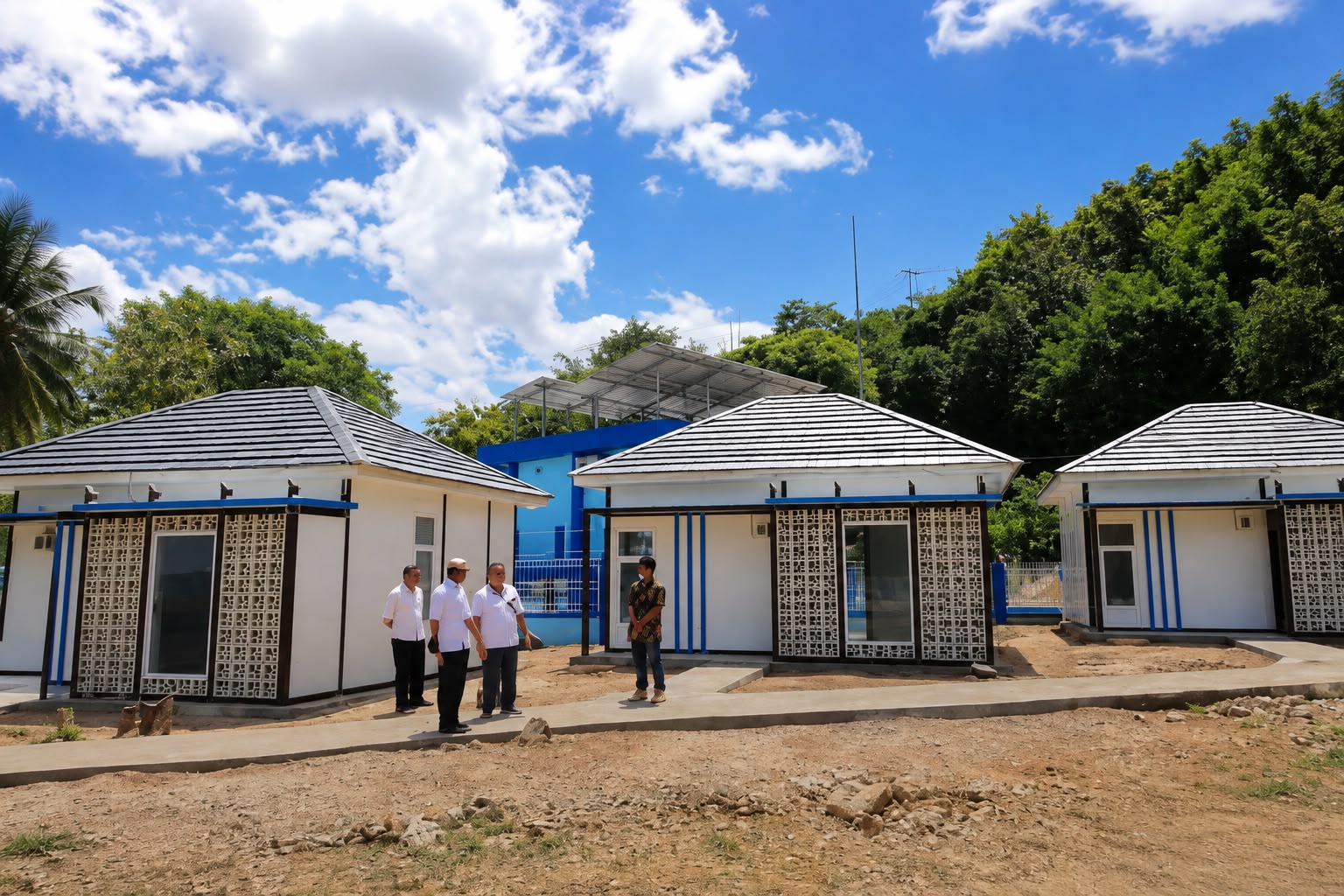 RUMAH TAHAN GEMPA BRIN TETAP KOKOH DIGUNCANG GEMPA NTT