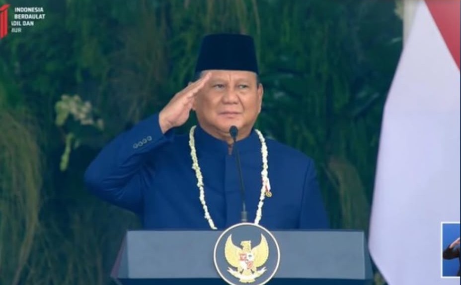 SUKSES DENGAN KHIDMAT, PRESIDEN PRABOWO APRESIASI PETUGAS UPACARA HUT KE-81 RI DI ISTANA NEGARA
